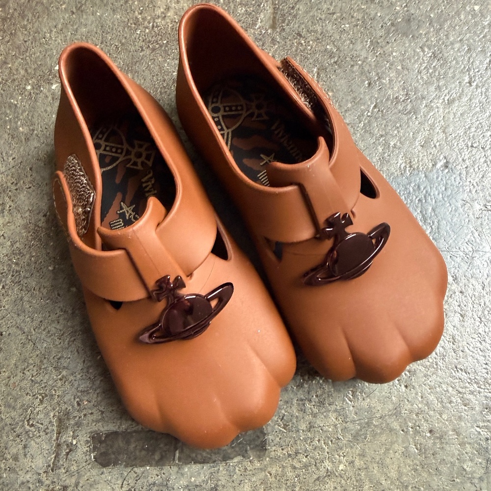 Vivienne Westwood 1/1 Sample Adjustable Melissa Kid Shoe w/ Metal orb